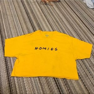 H•O•M•I•E•S Friends Inspired Crop T-shirt